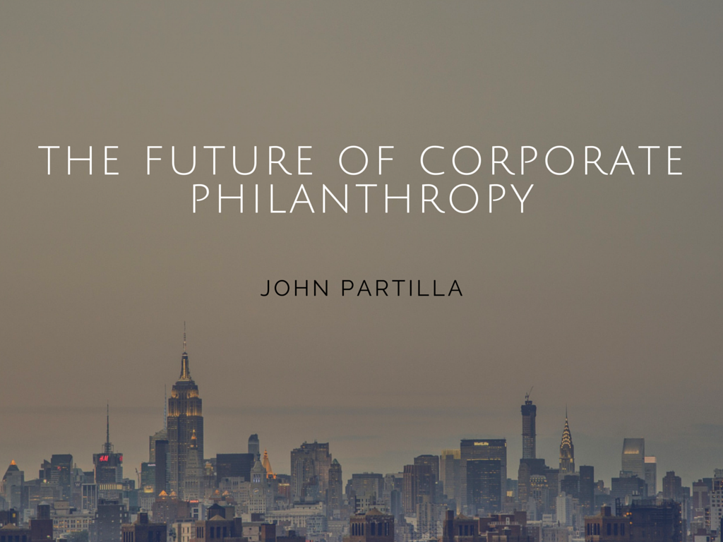 The Future of Corporate Philanthropy